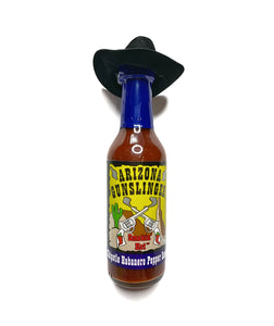 Arizona Gunslinger Chipotle Habanero Pepper Hot Sauce with Hat