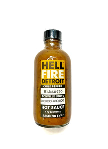 Hell Fire Detroit Habanero Hot Sauce