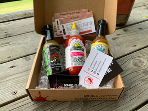 3 bottle Hot Sauce Subscription