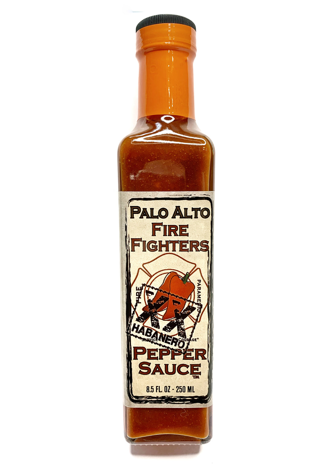 Palo Alto Firefighters Habanero XX Pepper Sauce