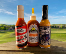 Load image into Gallery viewer, Pizza Pack Hot Sauce Trio
